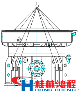 立磨減速機 立磨減速器 型號 立式磨粉機 立磨 桂林鴻程 磨粉機廠家